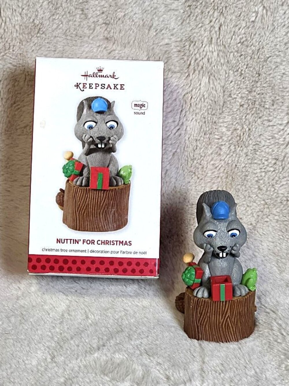 HALLMARK KEEPSAKE NUTTIN' FOR CHRISTMAS MUSIC CHRISTMAS ORNAMENT 2013 NIB Tested